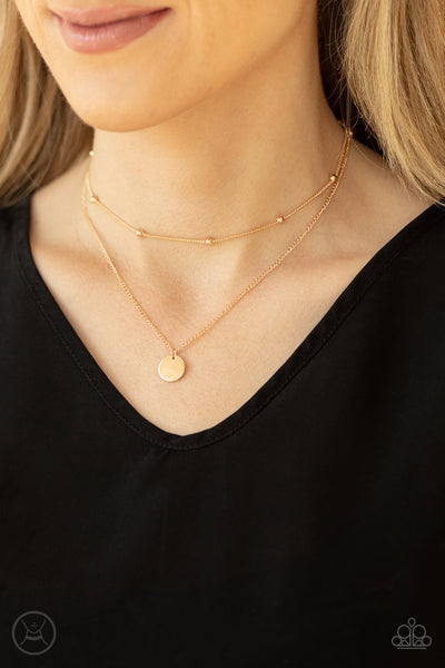 Modestly Minimalist - Gold choker Necklace