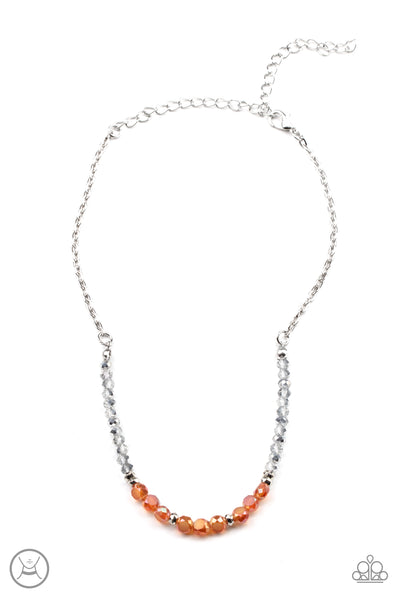 Space Odyssey - Orange Necklace