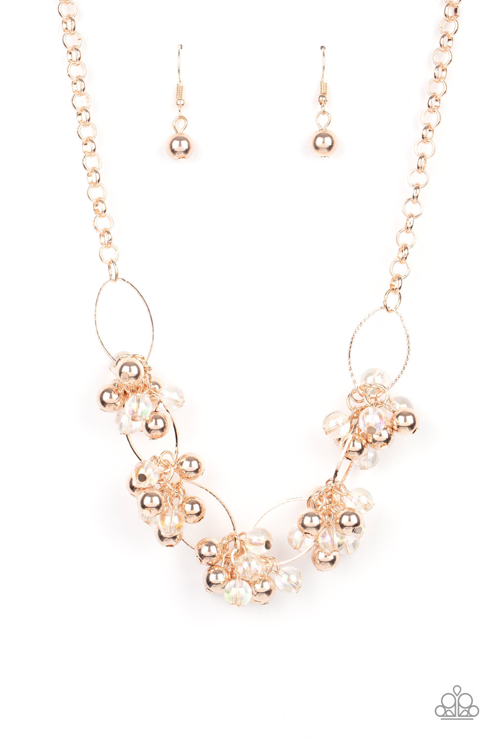 Effervescent Ensemble - Rose Gold Necklace