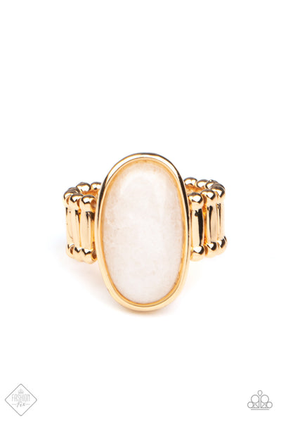 Mystical Mantra - Gold Ring Fashion Fix 09/2021