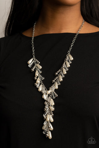 Dripping With DIVA-ttitude - White Necklace LOP