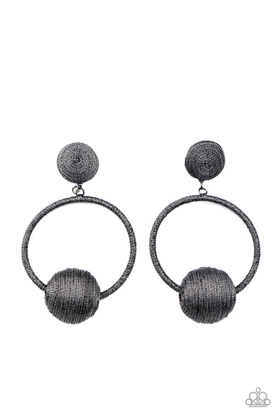 Social Sphere - Black Earring LOP