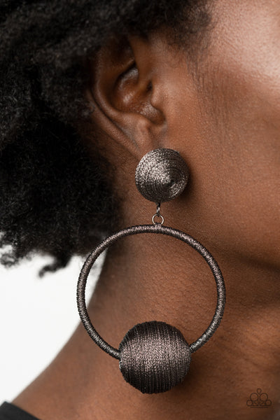 Social Sphere - Black Earring LOP