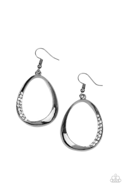 Fiercely Flauntable - Black Gunmetal Earring