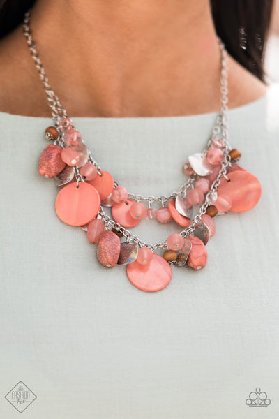 Spring Goddess - Orange Necklace Fashion Fix 04/2021