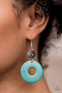 Earthy Epicenter - Blue Earring Fashion Fix 04/2021