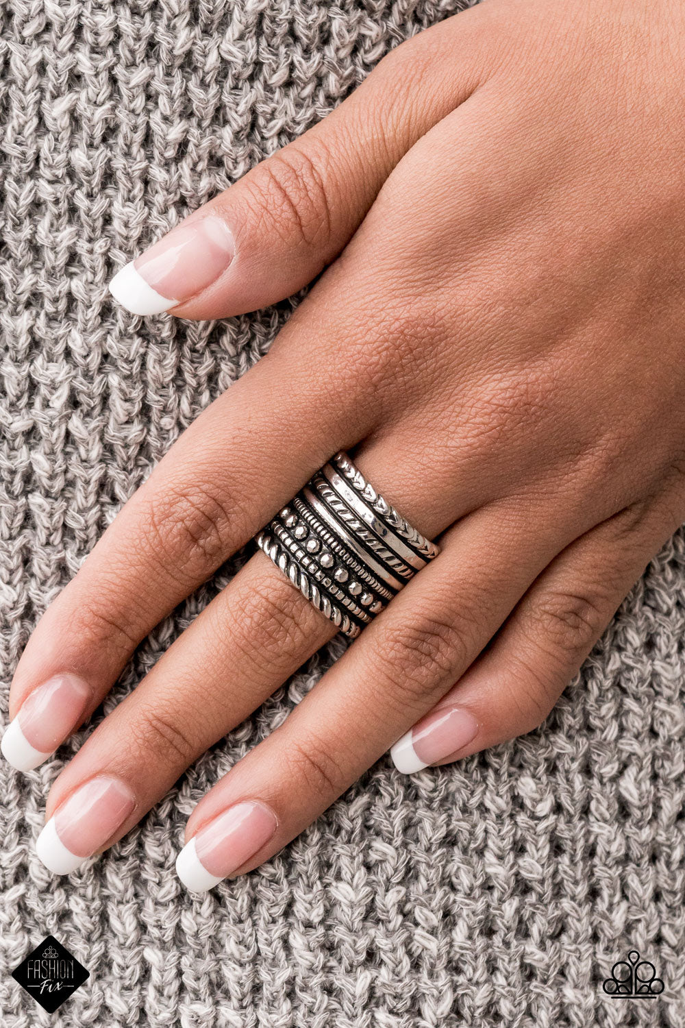 Stacked Odds - Silver Ring Fashion Fix 04/2021