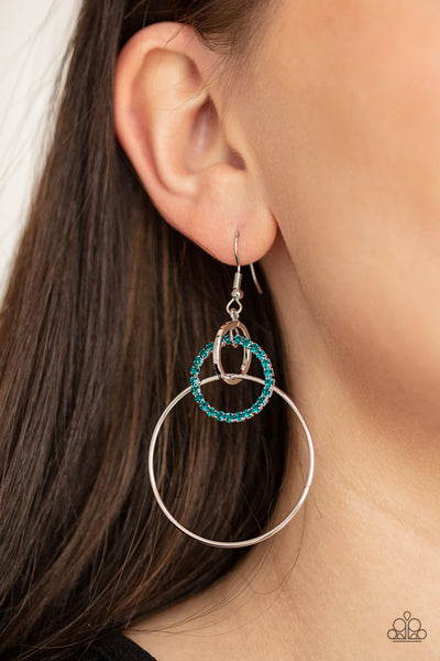 In An Orderly Fashion - Blue Earring