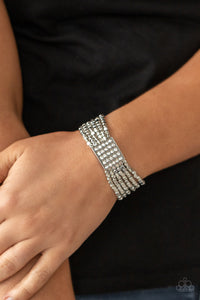 Star-Studded Showcase - White Bracelet