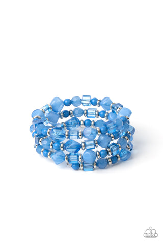 Girly Girl Glimmer - Blue Bracelet