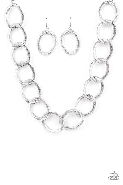 Industrial Intimidation - Silver Necklace