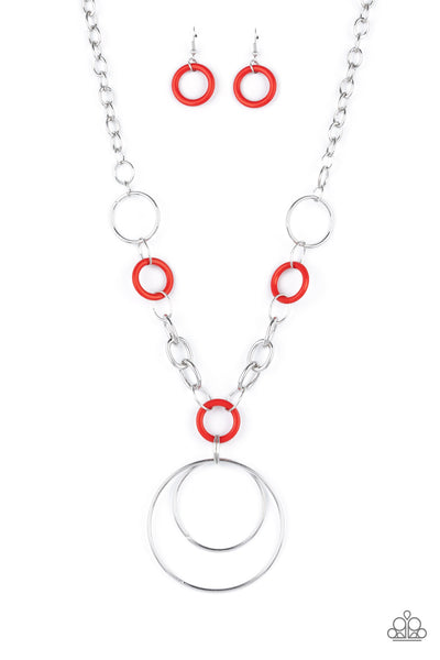 HOOP du Jour - Red Necklace