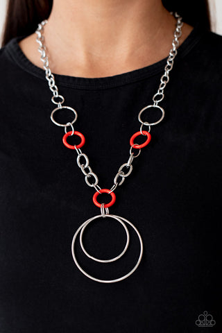 HOOP du Jour - Red Necklace