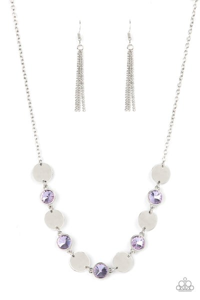 Refined Reflections - Purple Necklace