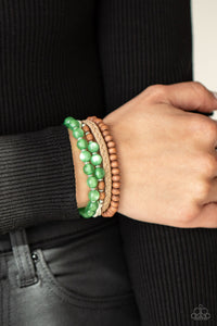 Down HOMESPUN - Green Urban Bracelet