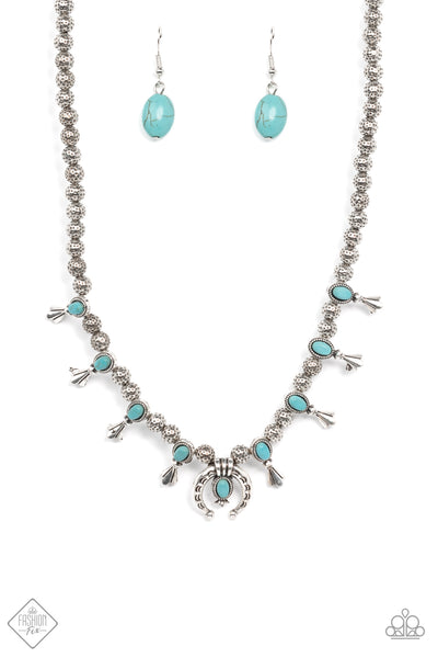 Luck Of The West - Blue Necklace Fashion Fix 12/2021