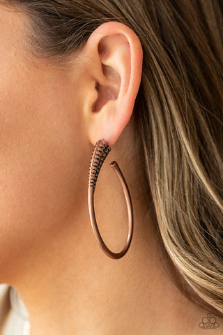 Fully Loaded - Copper Earrings