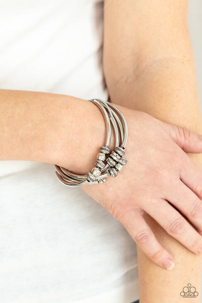 We Aim To Please - Silver Bracelet