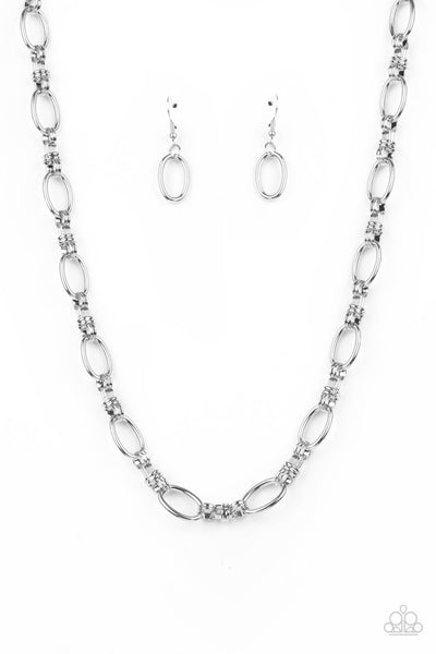 Defined Drama - Silver Necklace