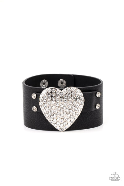 Flauntable Flirt - Black Urban Bracelet LOP JULY 2021