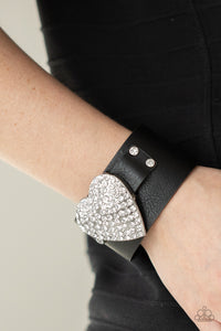 Flauntable Flirt - Black Urban Bracelet LOP JULY 2021