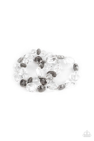 Crystal Charisma - White Bracelet