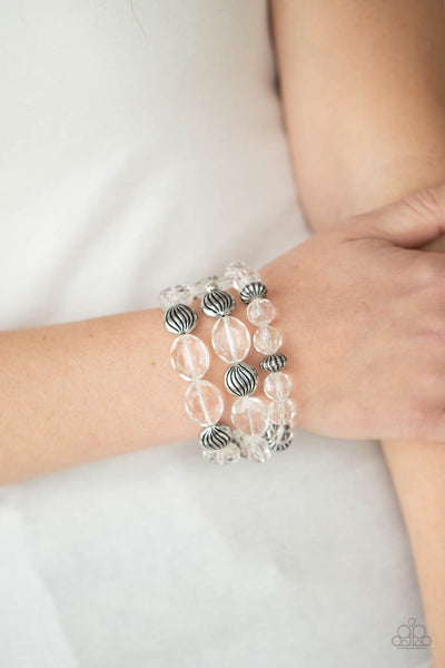 Crystal Charisma - White Bracelet