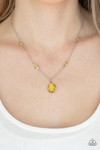 Romantic Rendezvous - Yellow Necklace