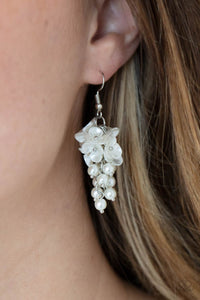 Bountiful Bouquets - White Earring