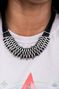 Lock, Stock, and SPARKLE - Black Necklace Fashion Fix 04/2021