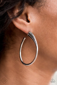 Fully Loaded - Silver Earring  Fashion Fix 04/2021