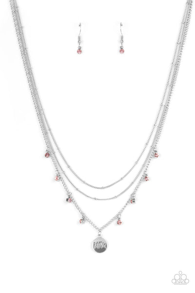 Ode To Mom - Pink Necklace Mom