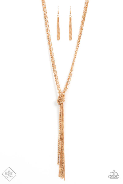 KNOT All There - Gold Necklace Fashion Fix October 2021