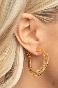 Moon Child Charisma - Gold Earrings Clip -ons