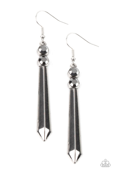 Sparkle Stream - Silver Earrings