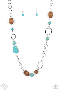 Prairie Reserve - Blue Necklace-Fashion Fix 06/2021