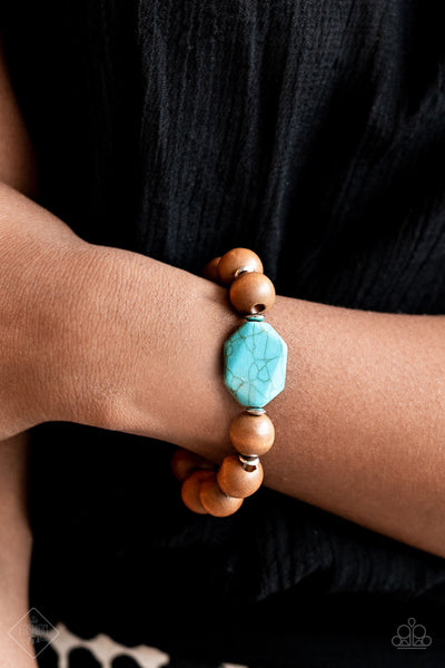 Abundantly Artisan - Blue-Fashion Fix 06/2021 Bracelet