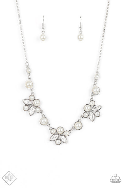 Royally Ever After White Necklace Fashion Fix July 2021