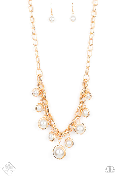 Revolving Refinement - Gold Necklace Fashion Fix 08/2021