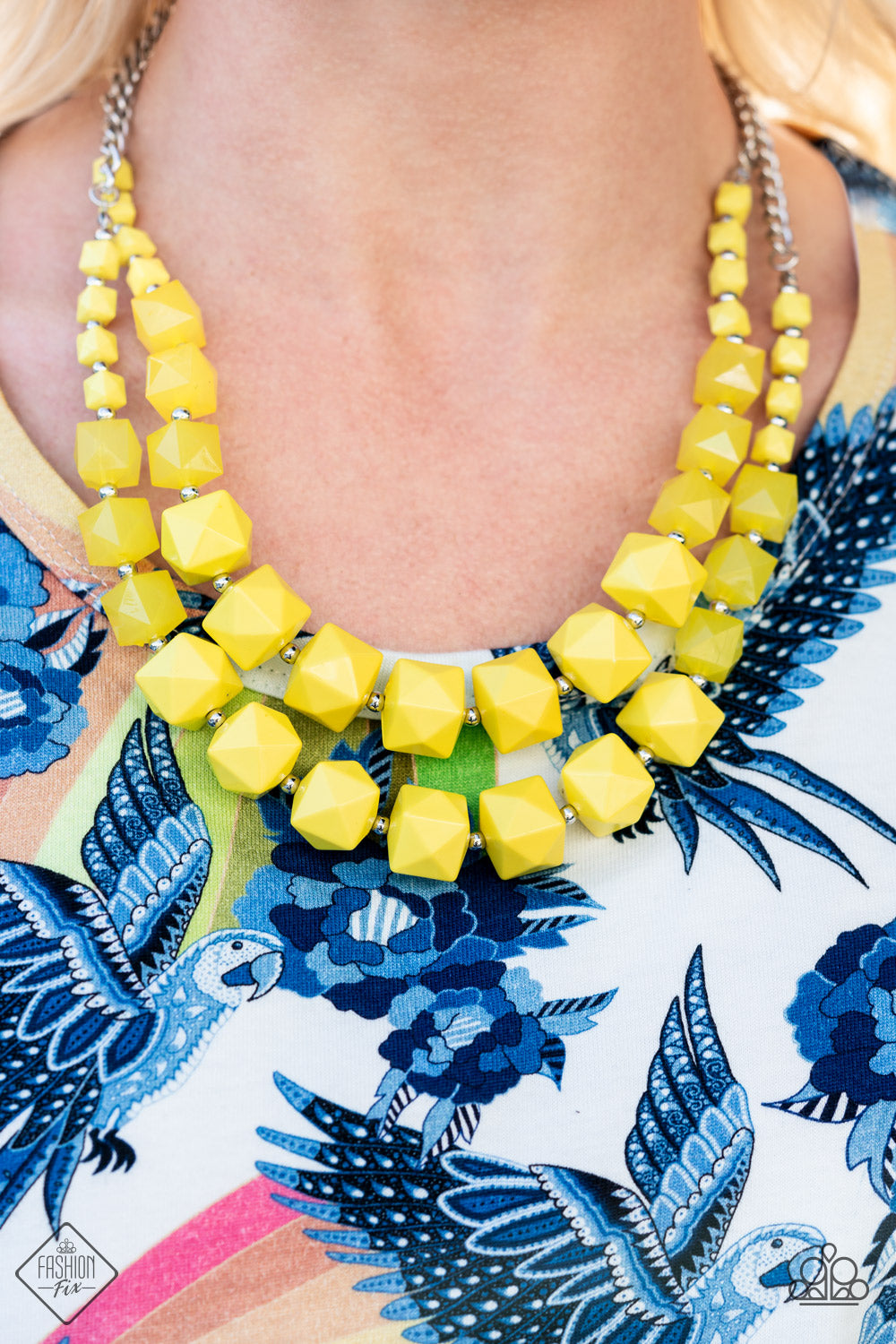 Summer Excursion Yellow Necklace Fashion Fix July 2021