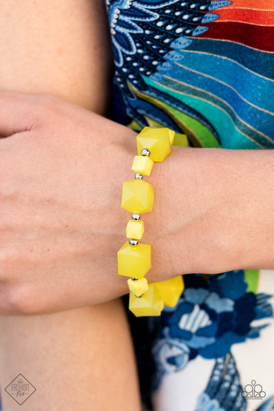 Trendsetting Tourist - Yellow Bracelet Fashion Fix July 2021