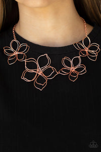 Flower Garden Fashionista - Copper Necklace