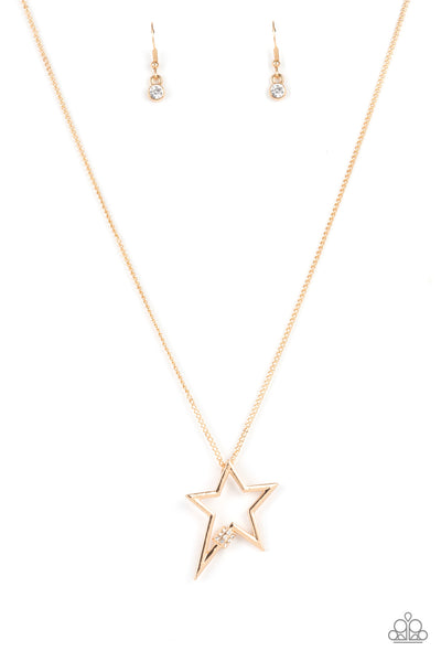 Light Up The Sky - Gold Necklace STAR