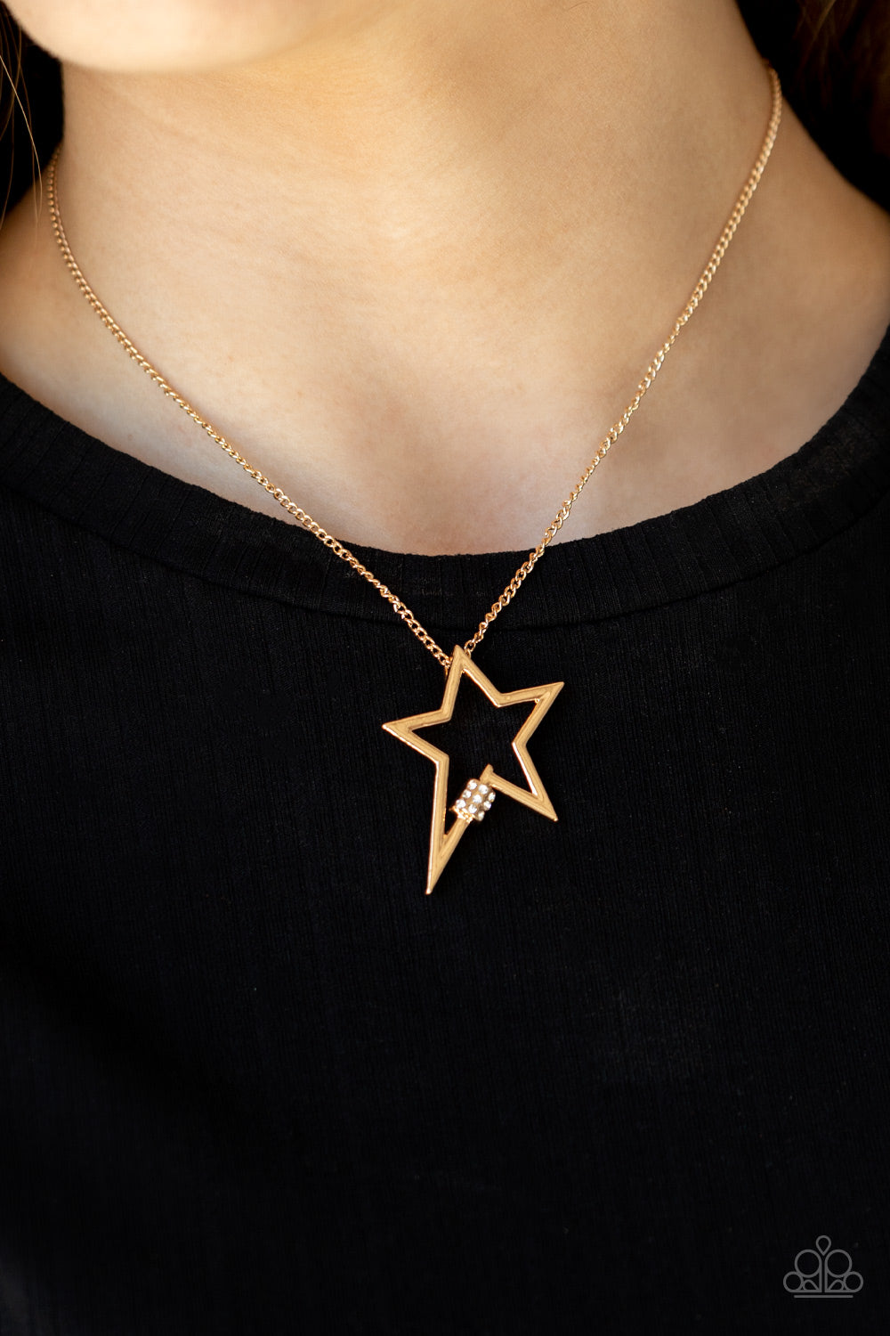 Light Up The Sky - Gold Necklace STAR