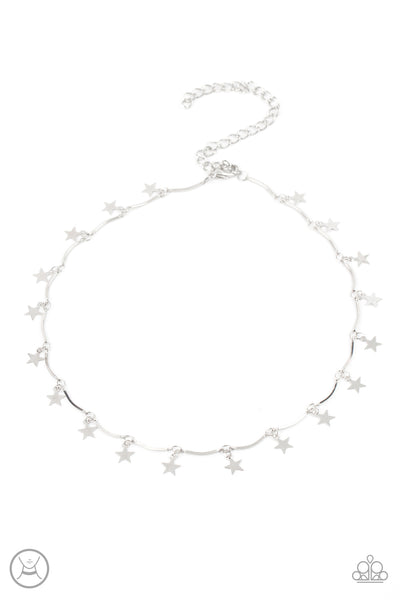 Little Miss Americana - Silver Necklace