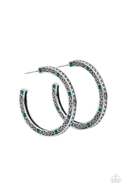 Richly Royal - Blue Earrings