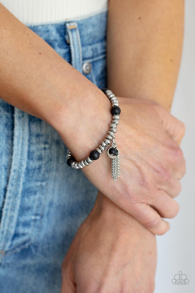 Whimsically Wanderlust - Black Bracelet