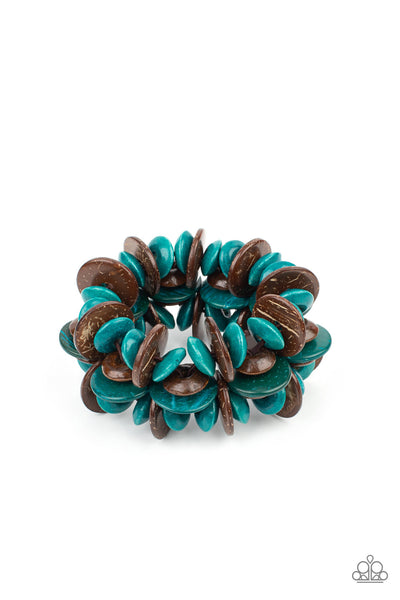 Caribbean Canopy - Blue Bracelet