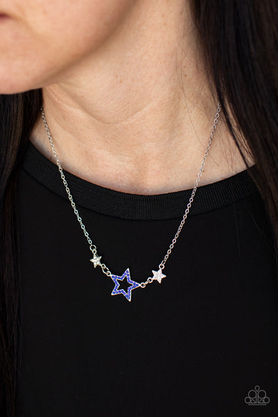 United We Sparkle - Blue Star Necklace