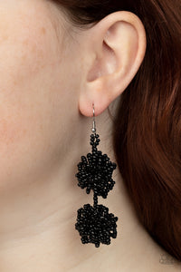 Celestial Collision - Black Earring